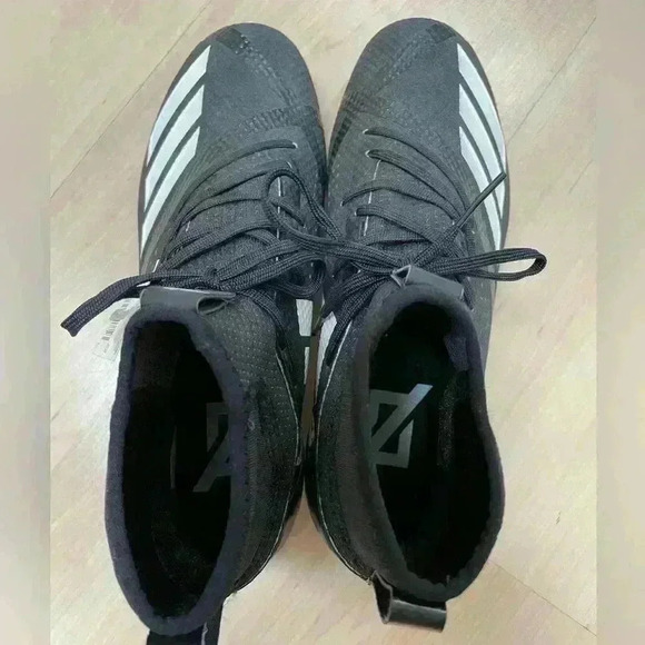 New Adidas Adizero 5-star 7.0 Football Cleats Black/White Size 8.5 - Picture 4 of 9